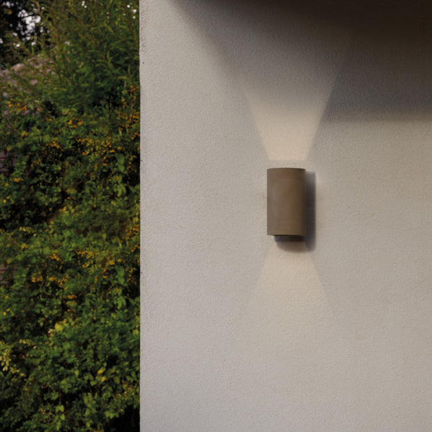 Dunbar 160mm Matt Concrete Up and Down wall light