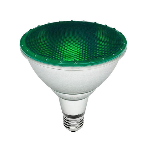 15w Green LED PAR38 - Lighting Superstore