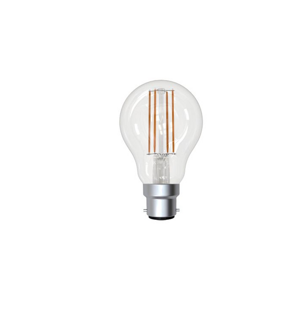 5W B22 A60 Warm White Clear Dimmable LED