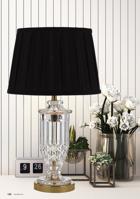 Adria Gold and Black Table Lamp