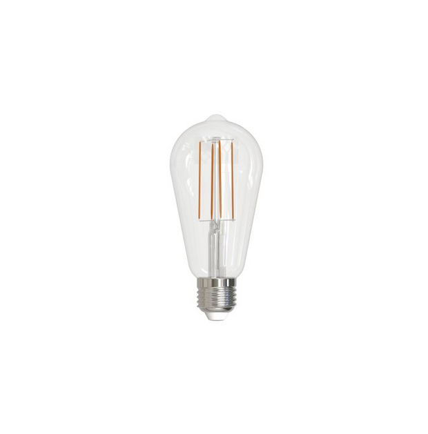 5W E27 ST64 Pear Warm White Clear Dimmable LED