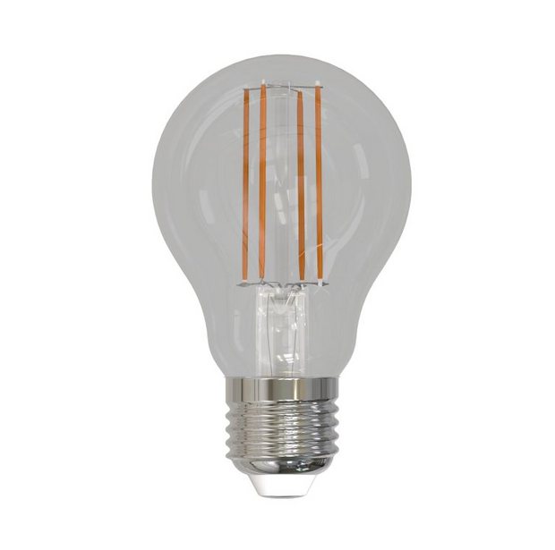 9W E27 A60 Warm White Clear Dimmable LED