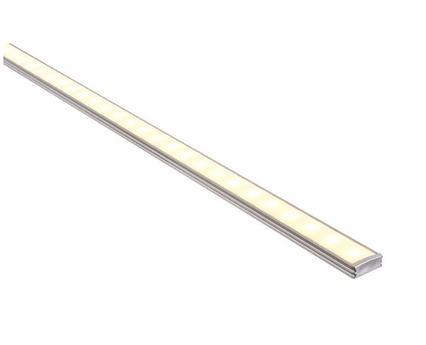 hv9693-1707-wht 1 metre white shallow Square Aluminium