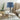 Anna Table Lamp Black with Blue Shade