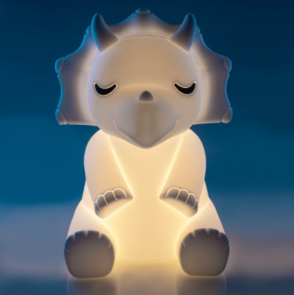 Lil Dreamers Triceratops Soft Touch LED Night Light