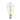 4w E27 Pear ST64 Extra Warm White Rainbow Glass Dimmable LED