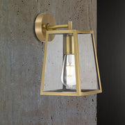 Cantena 15 IP43 Exterior Wall Light Antique Brass