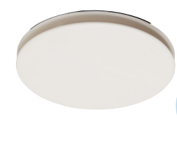 Flow Round Exhaust Fan White with Light - Large