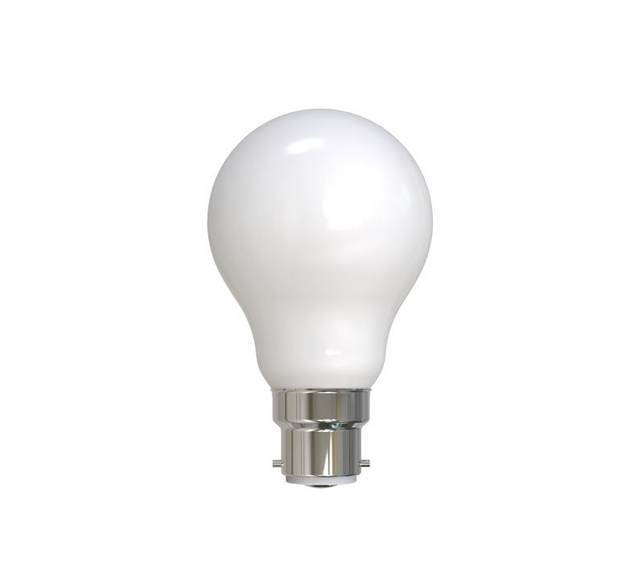 5W B22 A60 Warm White Opal Dimmable LED