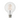 5w B22 G95 Warm White Clear Dimmable LED