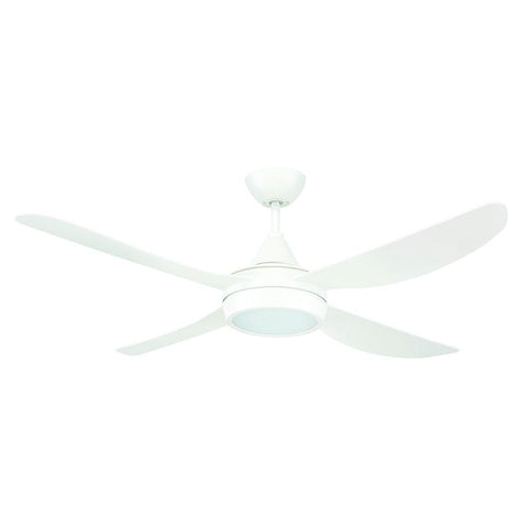 Vector 48 Ceiling Fan White with LED Light - Lighting Superstore