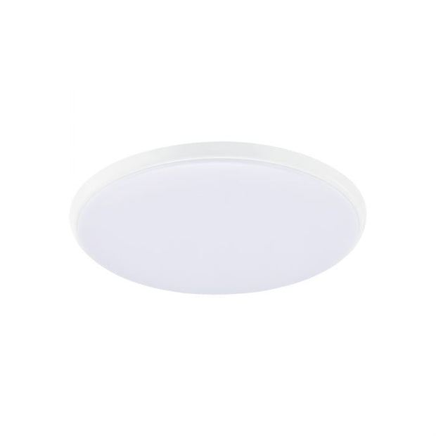 Ollie 12W White Oyster Light Tri-colour LED