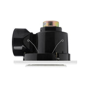 Sarico Square Exhaust Fan with LED Light White - Large - Lighting Superstore