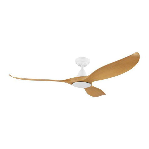 Noosa 52 DC Ceiling Fan White and Bamboo