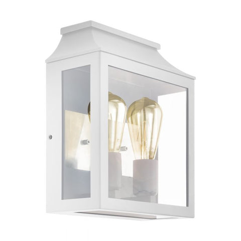 Soncino White 2 Light Wall Light