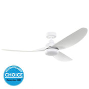 Torquay 56 Inch White DC Ceiling Fan with 20w LED Tri Colour