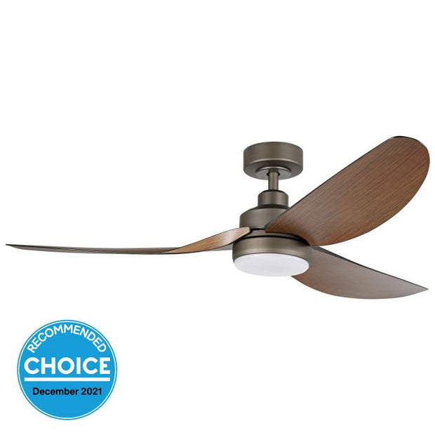 Torquay 56 Inch Oil Rubbed Bronze DC Ceiling Fan with 20w LED Tri Colour with ABS Blades
