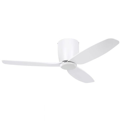 Seacliff 44 Inch flush DC ceiling fan white