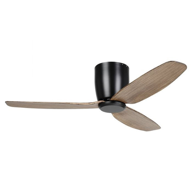 Seacliff 44 Inch Black/Walnut DC Ceiling Fan with ABS Blades