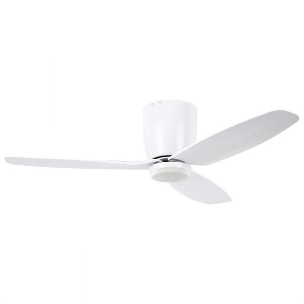 Seacliff 44 Inch flush DC ceiling fan with LED white