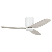 Seacliff 44 Inch White/Light Oak DC Ceiling Fan with 15w LED Tri Colour with ABS Blades