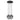 Bernabeta Black 10 x 5w Light Round Pendant Cool White