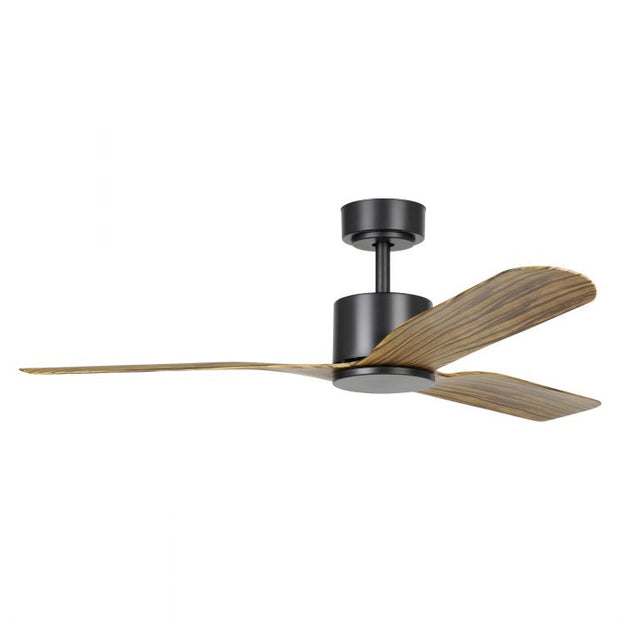 Iluka 52 Inch DC Black Ceiling Fan with ABS Timber-Look Blade