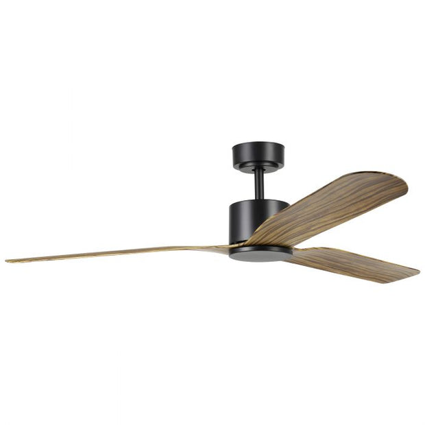 Iluka 60 Inch Black DC Ceiling Fan with Wooden ABS Blades