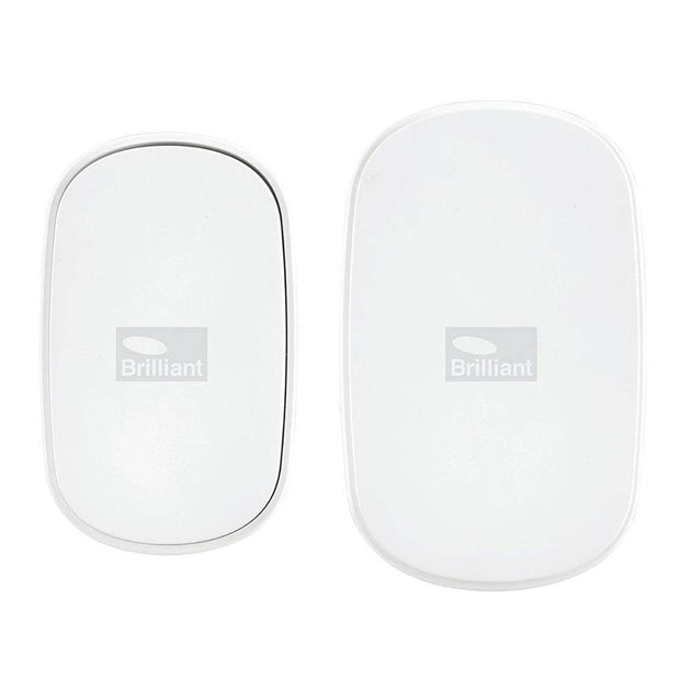 Wireless Kinetic Doorbell White - Lighting Superstore