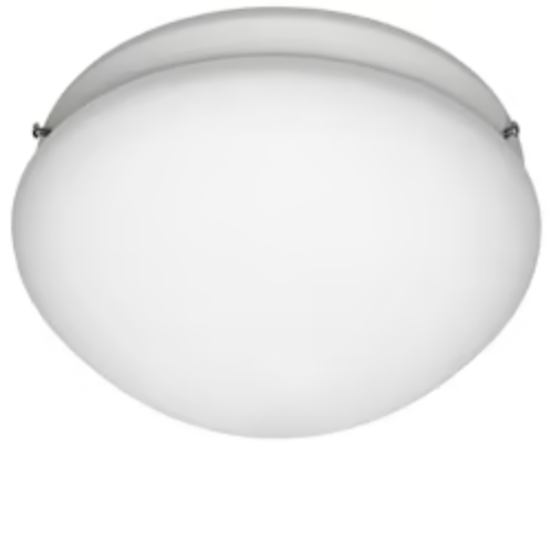 Outdoor Light Kit White with Frosted Glass