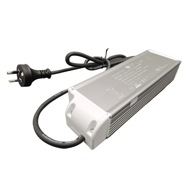 LED Driver 100w 12v DC IP67 with Flex and Plug Non Dimmable -