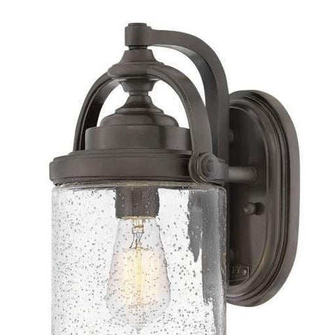 Willoughby Small Lantern Wall Light - Oil Rubbed Bronze - Lighting Superstore
