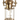 Lisbon IP54 Exterior Lantern Wall Light Antique Brass