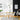 Ariscani 3 Light Black with Black Transparent Glass