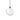 Hinkley Skye 1L Pendant, Black / Opal Glass