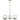 GL SG Alvin 3L pendant, Brushed Nickel