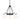 GL SG Clark 5L chandelier, Black