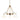 GL SG Clark 5L chandelier, Satin Brass