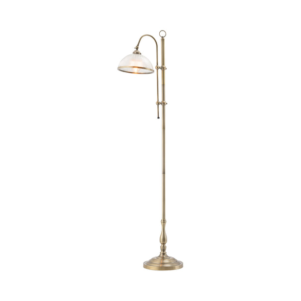 Marina Floor Lamp Antique Brass