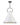 Hinkley Winnie 3555PT 1LT E27  Medium Pendant  Polished White and Distressed Black - Lighting Superstore