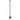 Hinkley Arti 1L pendant, Black / Clear glass