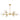 Hinkley Desi 6L pendant - LARGE, Lacquered Brass finish