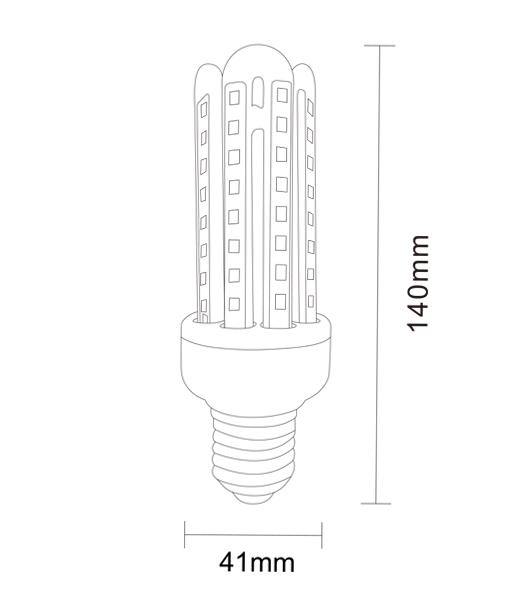 12V AC/DC ES 3U 9W 6500K 270D (720 Lumens)  LED Globe - Lighting Superstore