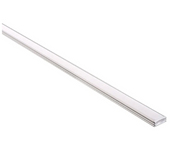 hv9693-1707-wht 1 metre white shallow Square Aluminium