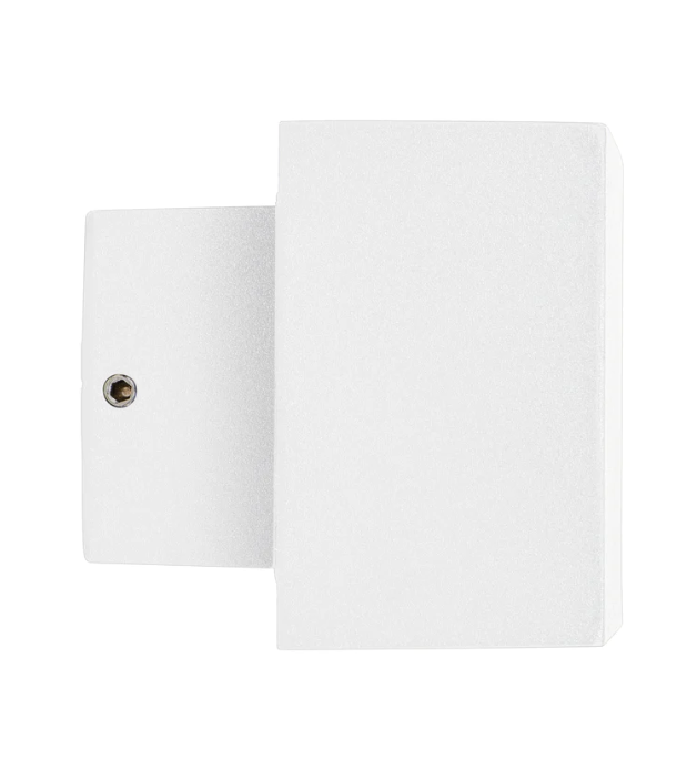 Mini Blokk Mini Up and Down Square Wall Light White 2 x 3w Built-in LED 3000k