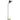 Lubenham Floor Lamp Black with Wood