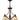 Bolla 3-Light Pendant Light - Olde Bronze & Amber Glass - Lighting Superstore