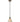 Bolla 1-Light Mini Pendant - Olde Bronze & Amber Glass - Lighting Superstore