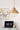 Fletcher Satin Brass with Opal Glass Orb Small 13" - Lighting Superstore