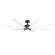 Titanic 72 DC Ceiling Fan LED Black with White Blades